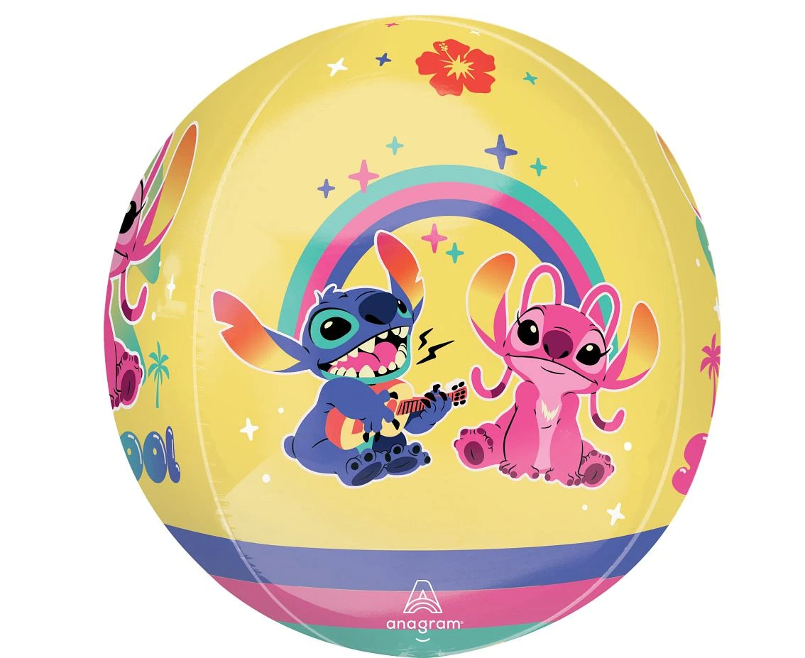 Foil balloon ORBZ Lilo and Stitch, 38x40 cm EOL